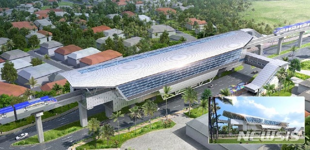 [서울=뉴시스] 현대건설과 포스코건설, 현대엔지니어링이 결성한 컨소시엄이 공동 수주한 파나마 메트로 3호선 사업.