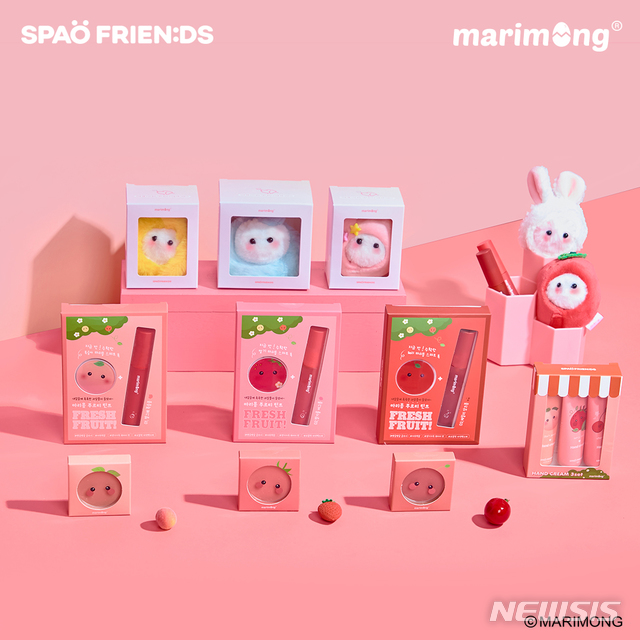 [서울=뉴시스]스파오프렌즈 '마리몽' 뷰티 라인;