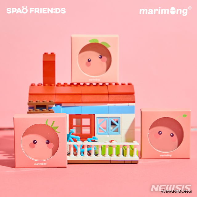 [서울=뉴시스]스파오프렌즈 '마리몽' 뷰티 라인 중 '블러셔'