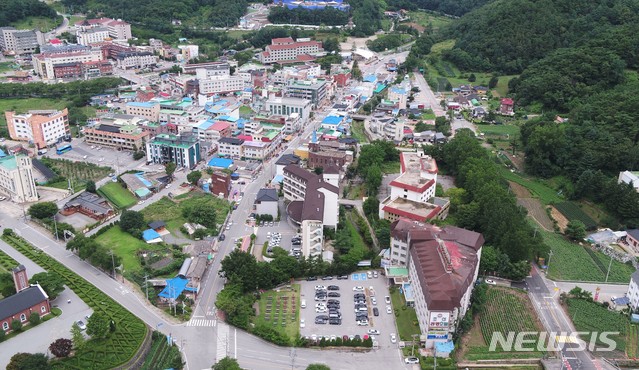 [충주=뉴시스]이병찬 기자 = 충북 충주시는 수안보면 도시재생 활성화계획(도시재생 뉴딜사업)을 고시했다고 11일 밝혔다. 사진은 사업 대상지.(사진=충주시 제공) 2020.02.11.photo@newsis.com