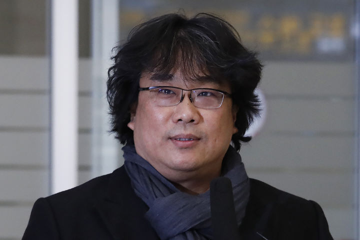 [서울=AP/뉴시스] 봉준호 감독