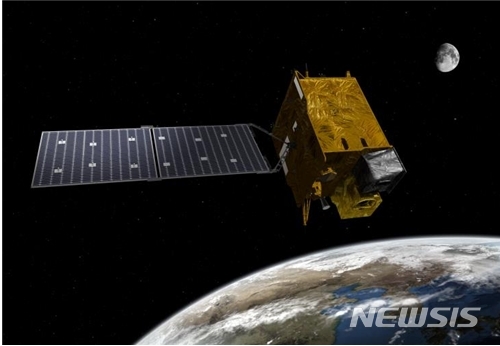 ▲천리안 2B호 상상도 (사진=한국항공우주연구원 제공) 
