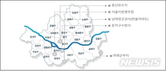 [세종=뉴시스]국유지 복합 개발 사업 대상지. (자료 = 기획재정부 제공)