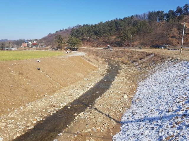 [대전=뉴시스] 대전 대덕구 장동 용호천 생태하천 조성구역