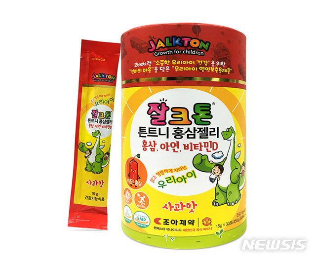 [서울=뉴시스] 조아제약 ‘잘크톤 튼트니 홍삼젤리’(사진=조아제약 제공)