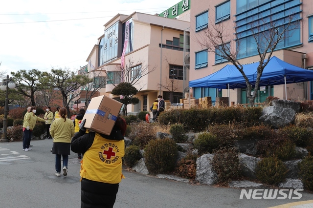 경북적십자, 대남병원에 코로나19 긴급 구호품 지원