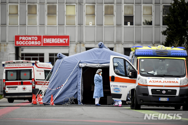이탈리아 코로나19 사망자 하루만에 18명 증가…전체 52명