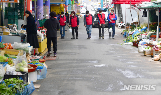 [광주=뉴시스] 광주 남구 봉선시장 도로. (사진=뉴시스 DB). photo@newsis.com