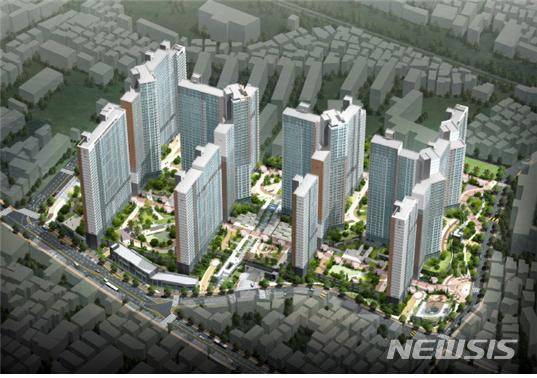 [서울=뉴시스] '부산 덕포 중흥S-클래스 그랜드센트럴' 조감도