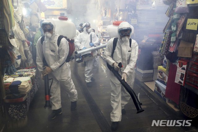 이란 코로나19 사망자 97명·확진자 1365명 증가