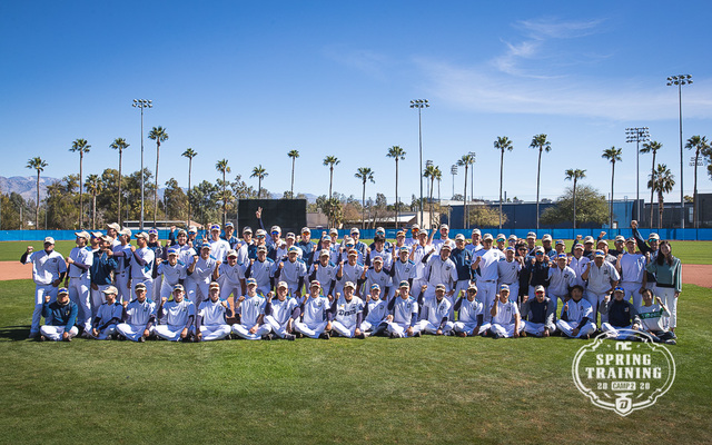 [서울=뉴시스] 미국 애리조나 투손에서 스프링캠프를 소화한 NC 다이노스 선수단. 