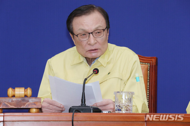 [서울=뉴시스] 장세영 기자 = 이해찬 더불어민주당 대표. 2020.03.11. photothink@newsis.com