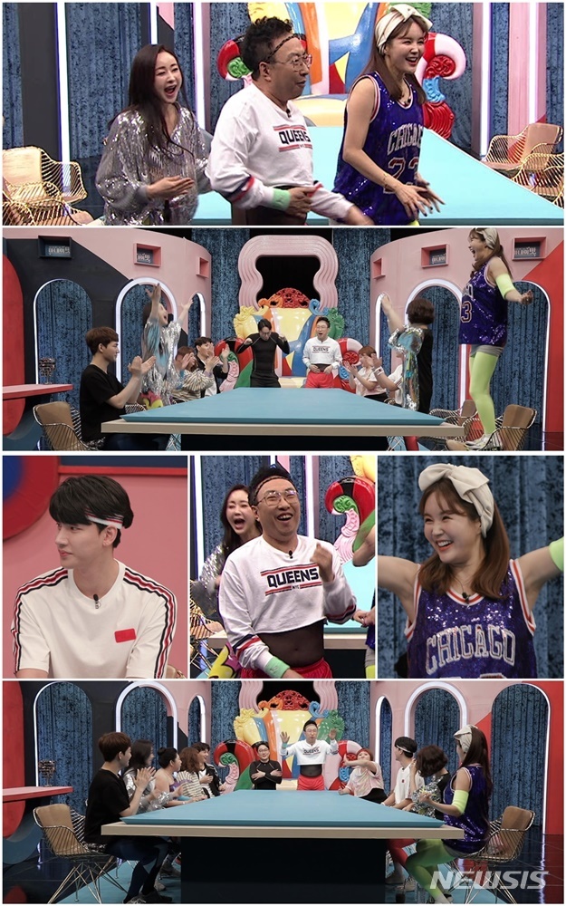 [서울=뉴시스] TV조선 예능 프로그램 '세상에 어디에도 없는 아내의 맛' 시청률 공약 이행 (사진=TV조선 '아내의 맛' 제공) 2020.03.16. photo@newsis.com