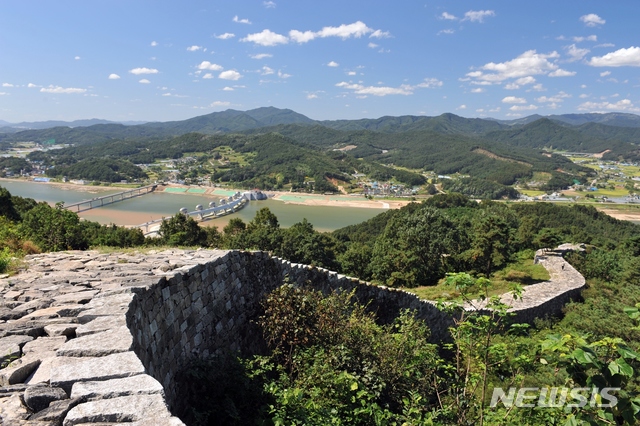  여주시 대신면 천서리 일대의 파사성 전경. (사진제공=여주시)