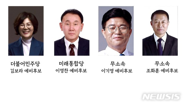 [안성=뉴시스] 4.15 안성시장 재선거 후보