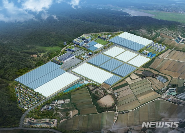 [안동=뉴시스] 상주의 스마트팜 혁신밸리 조감도. (사진=경북도 제공) 2021.01.05