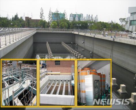[세종=뉴시스]비점오염저감시설 중 하나인 응집·침전형 시설. (사진=환경부 제공). 2020.03.29. photo@newsis.com