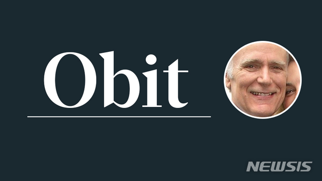 [서울=뉴시스]빈센트 마젤로의 부인 로렐라이 킹이 트위터에 게재한 사진. 'obit'는 '사망기사'를 뜻한다.(사진=SNS 캡처)2020.04.01 photo@newsis.com