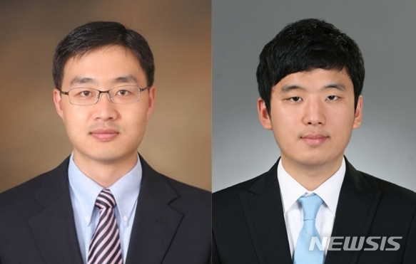 DGIST 로봇공학전공 최홍수(왼쪽) 교수와 이승민(오른쪽) 박사.