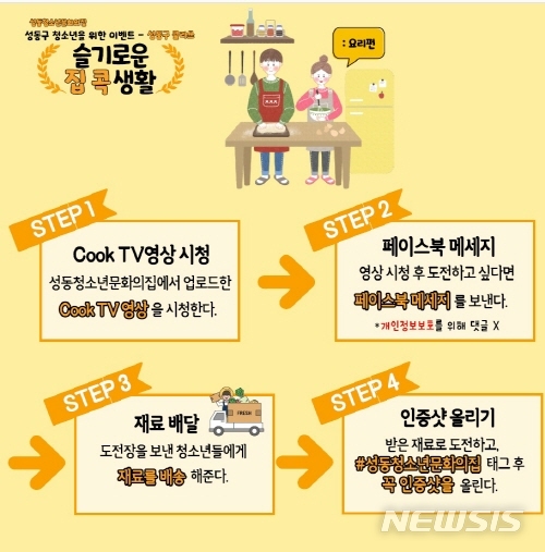 [서울=뉴시스] 서울 성동구 슬기로운 집콕생활. (사진=성동구 제공) 2020.04.13. photo@newsis.com 