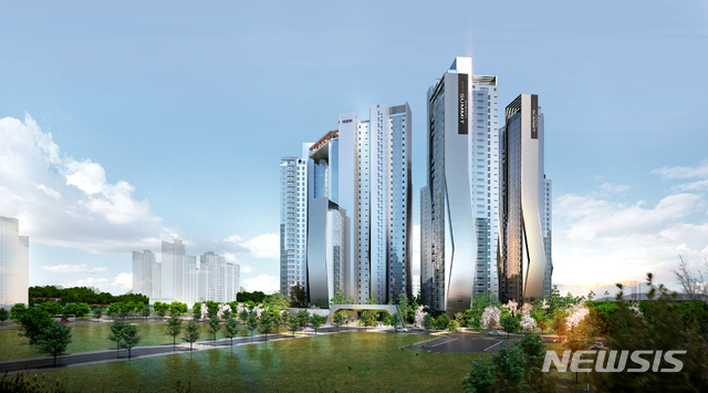 [서울=뉴시스] 신반포 호반써밋 투시도(사진=호반건설 제공)