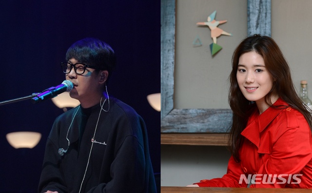 [서울=뉴시스] 정준일(왼쪽), 정은채 (사진=엠와이뮤직 제공, 뉴시스 DB) 2020.04.19. photo@newsis.com 