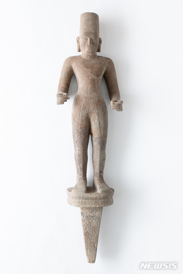 [서울=뉴시스] '베트남 옥에오(Oc Eo) 문화 특별전' 남신상.(사진=국립해양문화재연구소 제공) 2020.4.21 photo@newsis.com