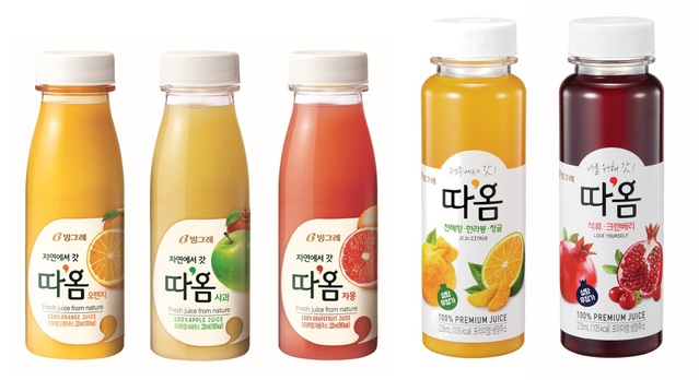 신제품도 잘나가네…빙그레 프리미엄 주스 '따옴'