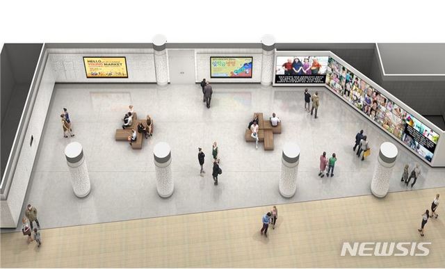 [서울=뉴시스]영등포시장역 조성안. (이미지=서울시 제공) 2020.05.10. photo@newsis.com