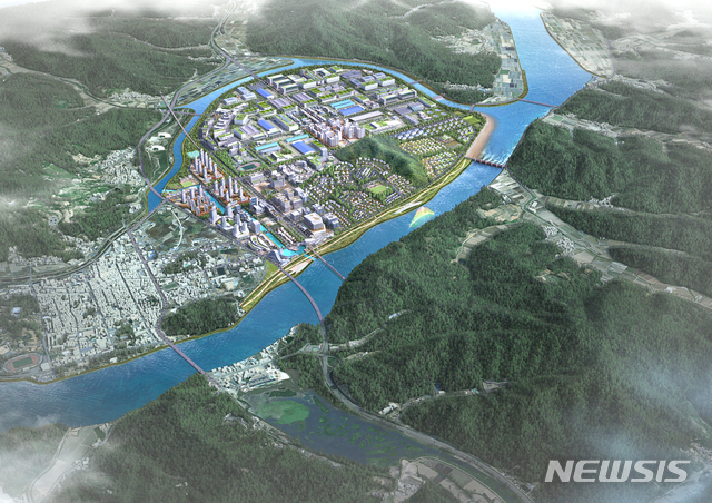 [합천=뉴시스] 합천신도시건설 조감도. (사진=합천군 제공). 2020.05.13.  photo@newsis.com
