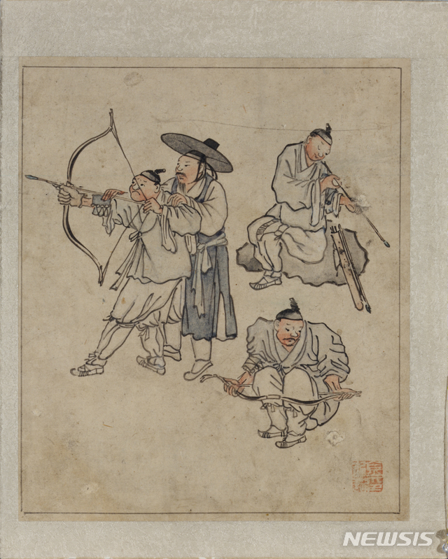 [서울=뉴시스] 활쏘기.(사진=국립중앙박물관 제공) 2020.5.15 photo@newsis.com
