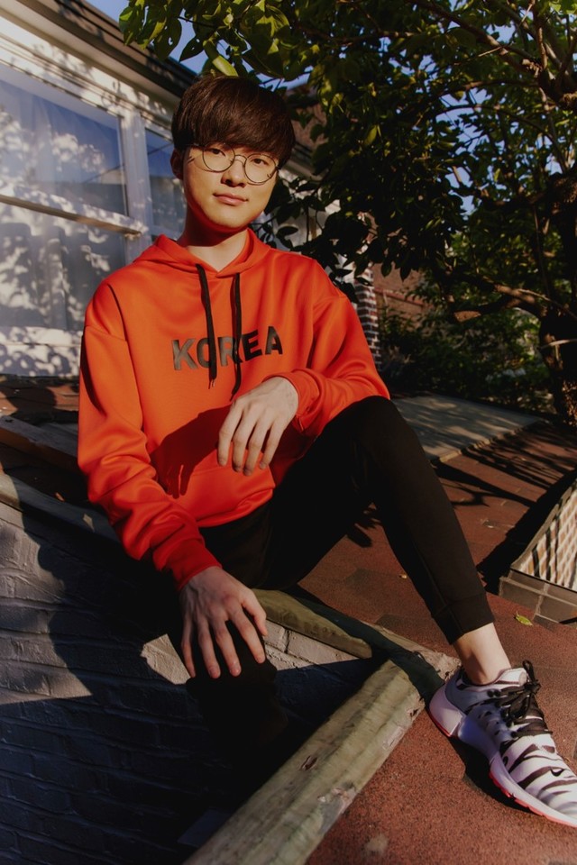 [서울=뉴시스]프로게이머 페이커.(사진=나이키 제공)