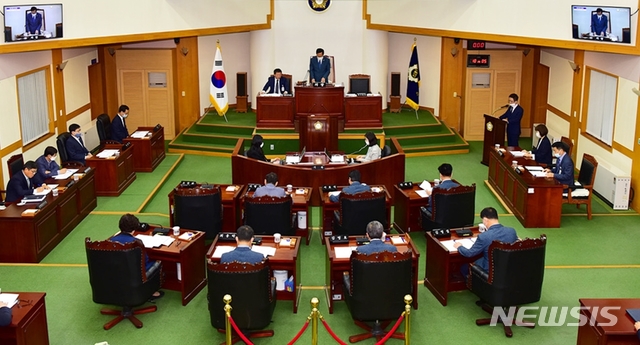 [음성=뉴시스]음성군의회 본회의. (사진=음성군의회 제공) photo@newsis.com 