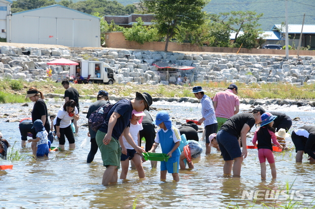 [괴산=뉴시스] 김재광 기자 = 괴산 올갱이 축제 