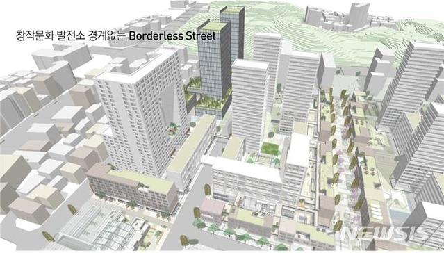 [서울=뉴시스] 옛 성동구치소에 지어질 신혼희망타운 설계 당선작. (사진=서울시 제공) 2020.05.25.photo@newsis.com 