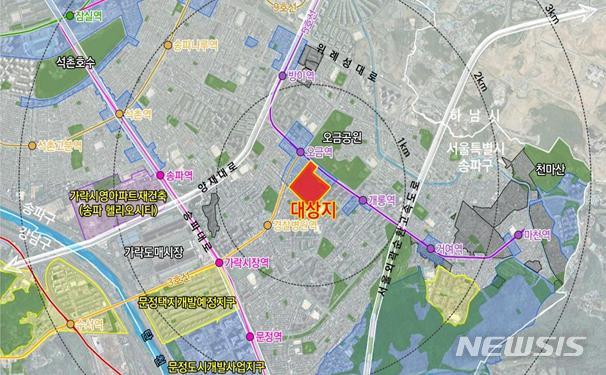 [서울=뉴시스] 신혼희망타운이 지어질 옛 성동구치소 위치도. (사진=서울시 제공) 2020.05.25. photo@newsis.com 