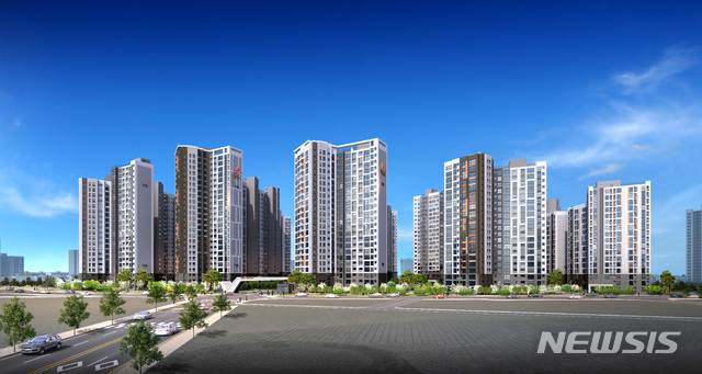 [서울=뉴시스]SK건설과 한진중공업은 인천시 부평구 동수천로 67번길 12-1 일원에 분양하는 '부평 SK VIEW 해모로(부평 SK뷰 해모로)'의 사이버 견본주택을 29일부터 운영한다고 밝혔다. (제공 = SK건설) 2020.05.29.