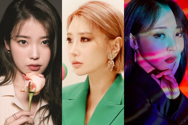 [서울=뉴시스] 아이유, 제아, 문별. 2020.06.03. (사진 = 각 소속사 제공) photo@newsis.com 