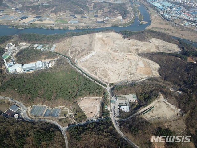 [대전=뉴시스] 금고동 매립장 전경 