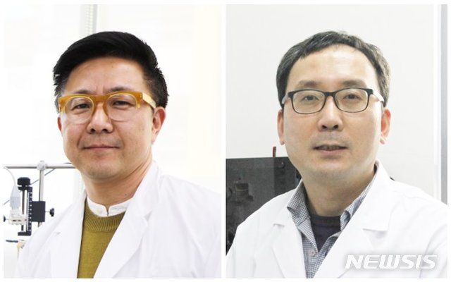 DGIST 웰에이징연구센터 이윤일(왼쪽) 센터장과 뉴바이올로지전공 예경무(오른쪽) 교수. 