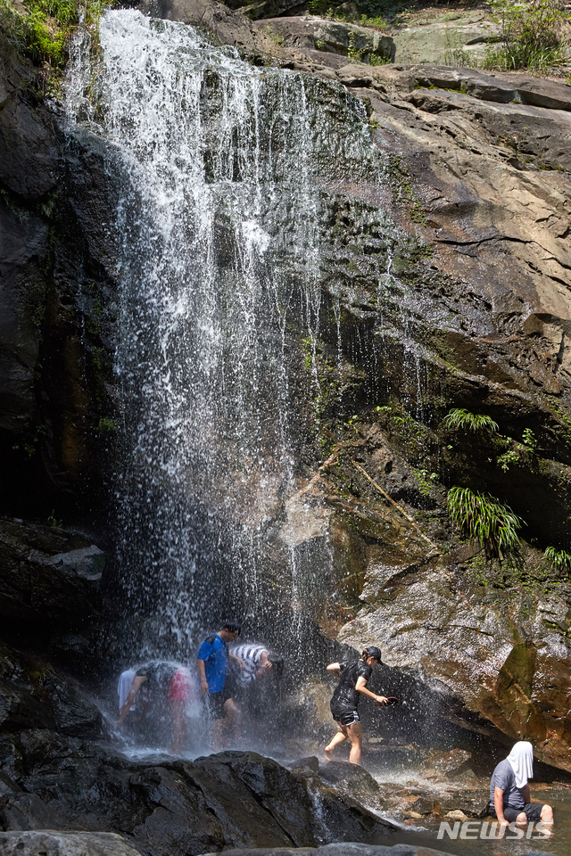 전남 구례군 수락폭포