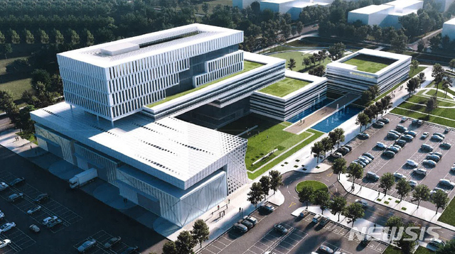 [광주=뉴시스] 광주 첨단 3지구에 조성 예정인 인공지능 집적단지 조감도. photo@newsis.com