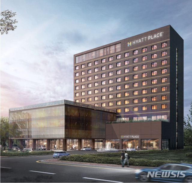 [서울=뉴시스] 삼성제약은 호텔 브랜드 하얏트와 손잡고 오송첨단의료복합단지 및 생명과학단지 인근에 바이오 헬스산업의 특성을 반영한 차별화 된 호텔 건축에 나선다.(사진=삼성제약 제공)