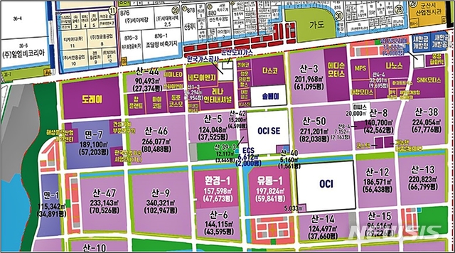 새만금산업단지 건축허가 현황