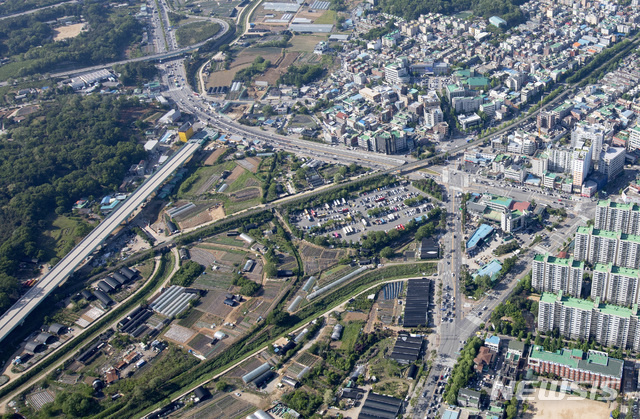 경기 고양시 주교 제1공영주차장 부지.