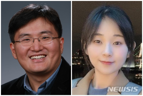 GIST 윤진호 교수와 박진아 박사과정생. (사진=GIST 제공)