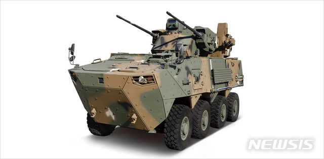 [서울=뉴시스] 30mm차륜형대공포 형상. 2020.06.27. (사진=방위사업청 제공)