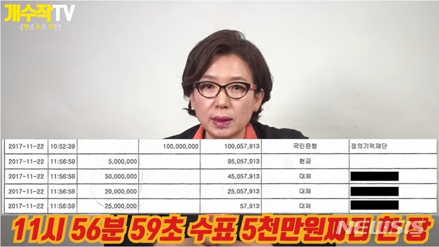 [서울=뉴시스]여명숙 전 게임물관리위원회 위원장이 운영하는 유튜브 채널 '개수작TV'. 2020.6.28(사진=유튜브 캡처) photo@newsis.com
