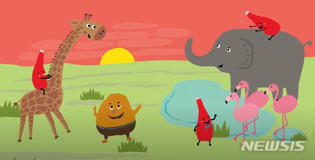 [서울=뉴시스]단편 애니로도 제작된 '케첩 3형제의 여행'. (사진 = 저자 최지순씨 제공) 2020.06.30.photo@newsis.com