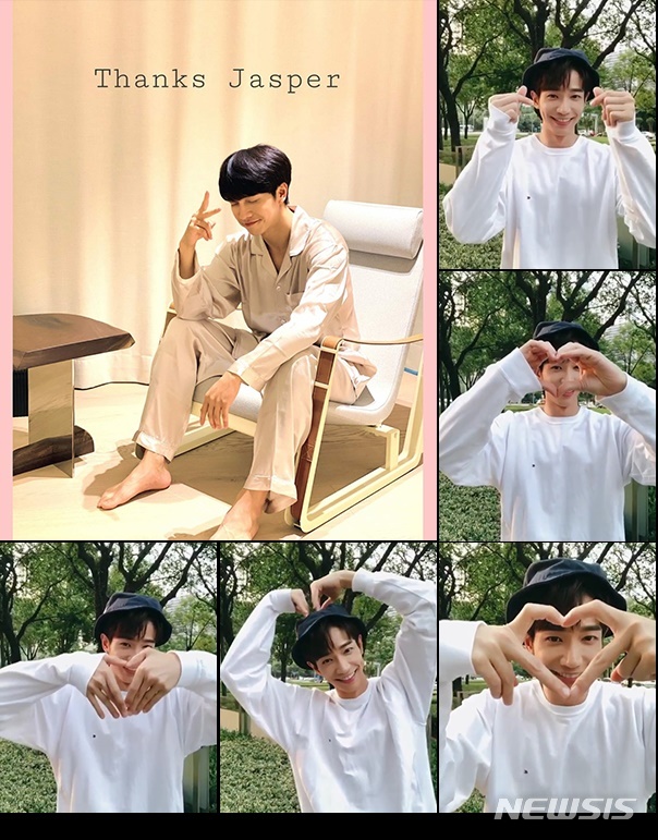 [서울=뉴시스]넷플릭스 오리지널 시리즈 '투게더'의 이승기와 류이호가 공약 인증에 나섰다. (사진=넷플릭스 제공)